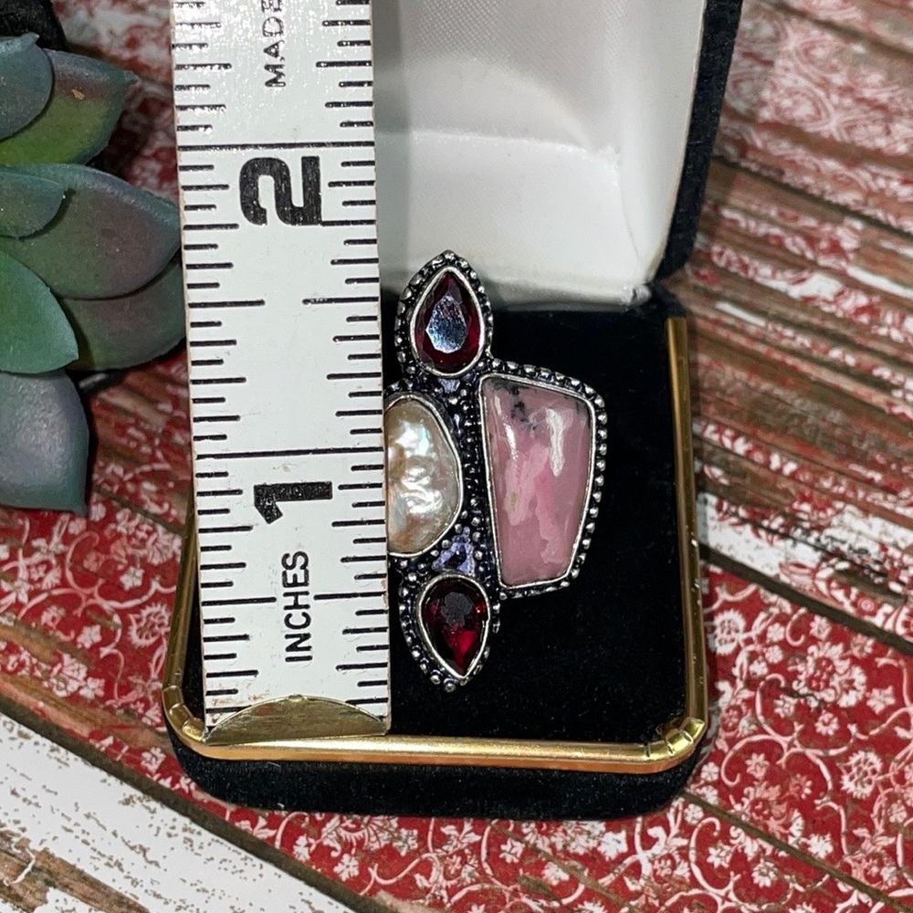 Multi Stone Ring - image 3